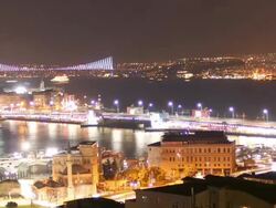 Night in Istanbul Stock Footage