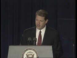 USA: AL GORE ATTACKS REPUBLICANS OVER CAMPAIGN FUNDING REFORM News Clip