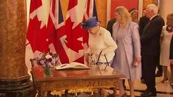 The Queen and Duke of Edinburgh visit Canada House News Clip