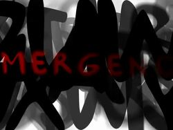 EMERGENCY : series "assemble your message" (LOOP) Stock Footage