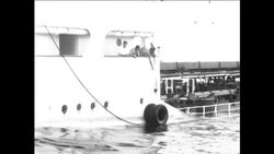 CAN967 BRITISH SHELL TANKER SINKS PARTIALLY AFTER HOLE CAUSED BY EXPLOSIVE Instructional Video