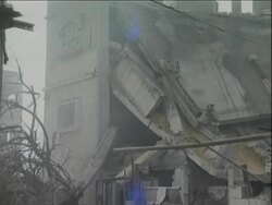 Aftermath of airstrike, hospital scenes, injured News Clip