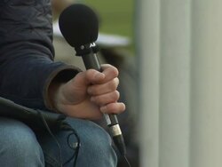 Broadcast Journalist Stock Shots News Clip