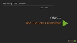 Mastering CSS3 Selectors (Video 1) Instructional Video
