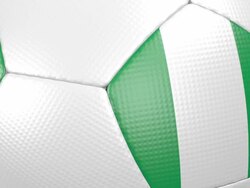 soccer ball Nigeria Stock Footage