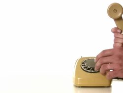 dial phone number communication Stock Footage