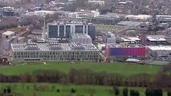 Aerials of Sky TV's headquarters News Clip