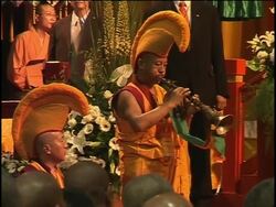 Dalai Lama leads mass prayer for typhoon victims News Clip