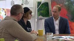 Prince William visits Spitalfields Crypt Trust News Clip