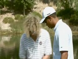 Tiger Jam X Golf Clinic Stock Footage