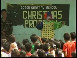 Evacuees celebrate Xmas as best they can amid fears of eruption News Clip