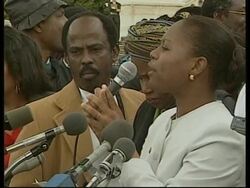 USA: WASHINGTON: HAITIAN AMERICANS STAGE AMNESTY DEMONSTRATION News Clip