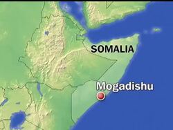 Six mortar shells were fired toward the airport in the Somali capital of Mogadishu as a plane carrying a U.S. congressman took off, an airport employee at the control tower said. News Clip