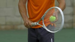 Tennis player serving. - Slow Motion Stock Footage