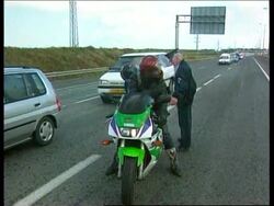 Highway checkpoint, Hamas comment, bomb disposal News Clip