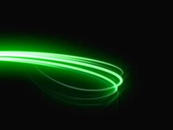 Green light strokes Stock Footage