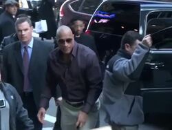 Dwayne 'The Rock' Johnson at the 'Good Morning Stock Footage