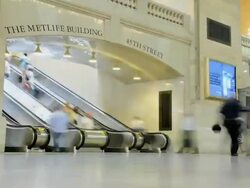 TIME LAPSE, Grand Hall of Grand Central Terminal Stock Footage