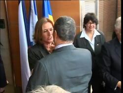 WRAP Livni meets EU troika to discuss Gaza ADDS photo op, Sarkozy meets Mubarak News Clip