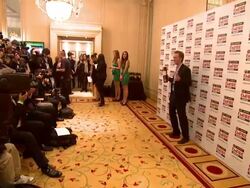 Tom Felton at the Jameson Empire Awards at London England. (Footage by WireImage Video/GettyImages) Stock Footage