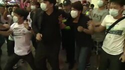 VOICED : Incidentes rompen dialogo en Hong Kong News Clip