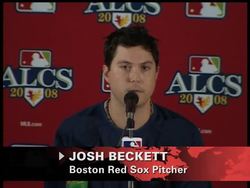 Jason Varitek snapped an 0-for-14 slide with a tiebreaking, sixth-inning solo homer and the Boston Red Sox beat Tampa Bay 4-2.  Boston's veteran catcher and team captain becomes a free agent at the end of the season and after career-low numbers in 2008, there's speculation he may not be back. News Clip