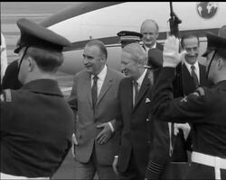 MR POMPIDOU'S VISIT - MUTE News Clip