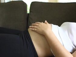 Expecting Mother Stock Footage