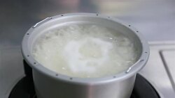 HD: Boiling gruel Stock Footage