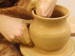 Potters Wheel Stock Footage