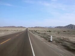 Images from car from Nazca roads / South Of Peru, Nazca, Peru Stock Footage