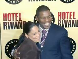 'Hotel Rwanda' Los Angeles Premiere Stock Footage
