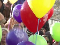 Macy's Thanksgiving Day Parade Stock Footage