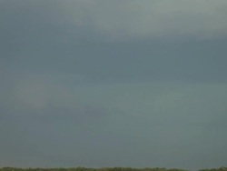 WS View of lightning with Texas prairie / Texas, United States Stock Footage