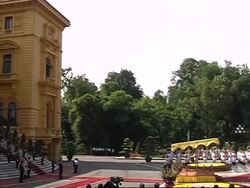 Cambodia's king arrives for three day official visit News Clip