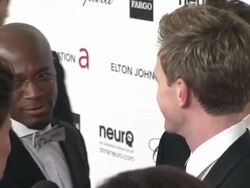Taye Diggs and Neil Patrick Harris at Elton John Aids Foundation Celebrates 20th Annual Academy Awards Viewing Party on 2/26/12 in Hollywood, CA. (Footage by WireImage Video/Getty Images Entertainment Video) Stock Footage