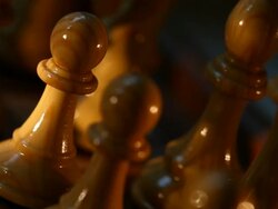 Chess Pieces Stock Footage