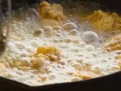 Fried Chicken Stock Footage