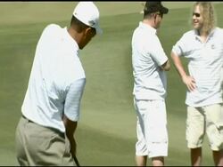 Tiger Jam X Golf Clinic Stock Footage