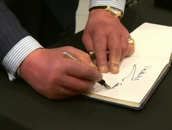 Prince Charles and Camilla Visit New Broadcasting House News Clip