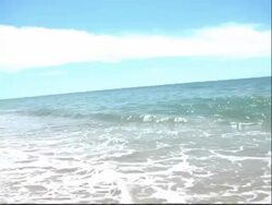 MS, USA, Massachusetts, Martha's Vineyard, young women throwing friend in water at beach Stock Footage