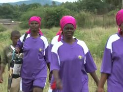 VOICED: SOUTH AFRICA, Tzaneen : They may not be your typical footballers -- but that doesn't stop  News Clip