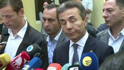 CLEAN: Georgia: Saakashvili and Ivanishvili in election showdown News Clip
