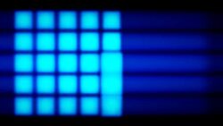 Moving led lights panel Stock Footage