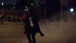 Police fire tear gas at protesters near presidential palace News Clip