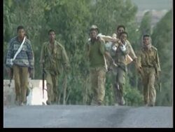 Eritrea - Aftermath of fighting in battlezone News Clip