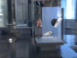 ATMOSPHERE: museum interior at the National Museum Of American Jewish History Opening Gala  Stock Footage