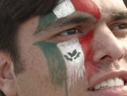FIFA 2014 World Cup Fan Fest: Mexico v Cameroon Stock Footage
