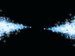 Fairy Dust Blue Background Loop Stock Footage