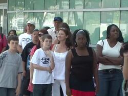 Michael Jackson Tribute At Jackson Family Home Stock Footage